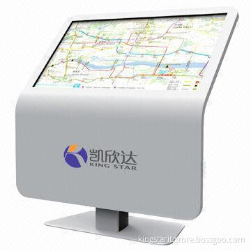 42-inch Advertising Multi-touch Screen LCD with Elegant Aluminum Frame, Sized 450 x 570 x 1,100mm